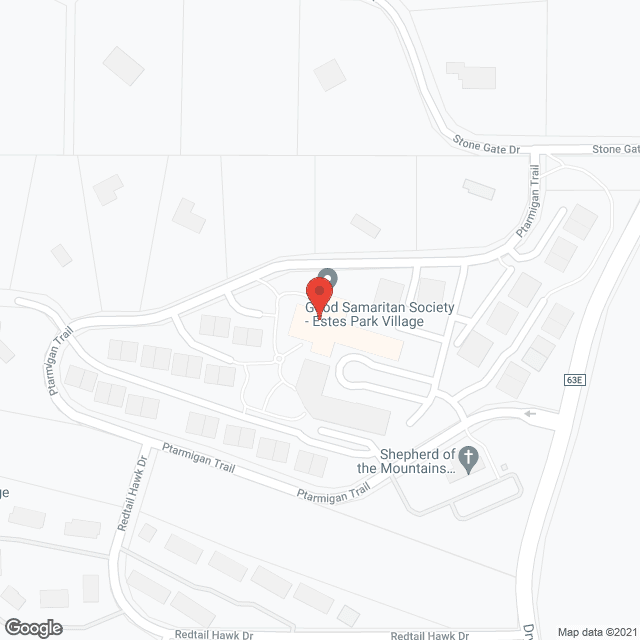Map of the neighborhood around Good Samaritan Society Estes Park Village