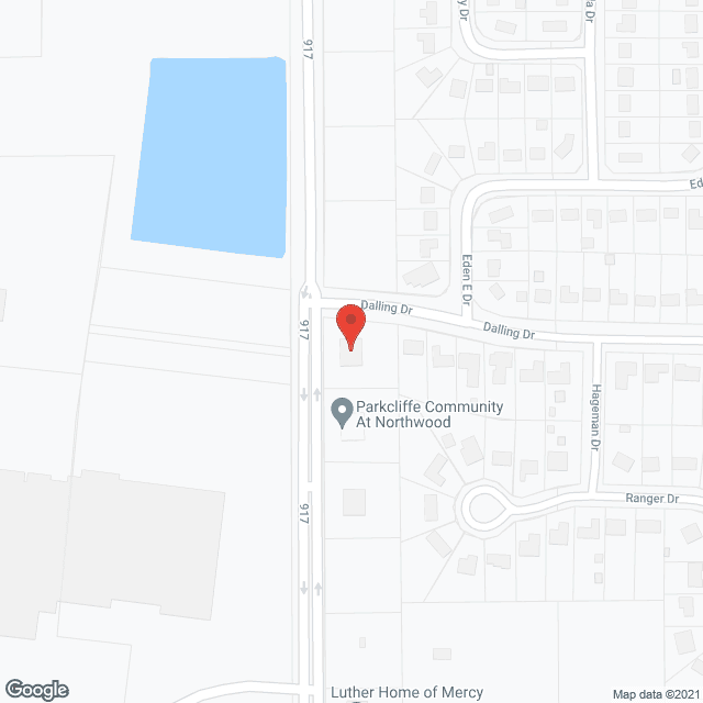 Map of the neighborhood around Parkcliffe Shared Living 3