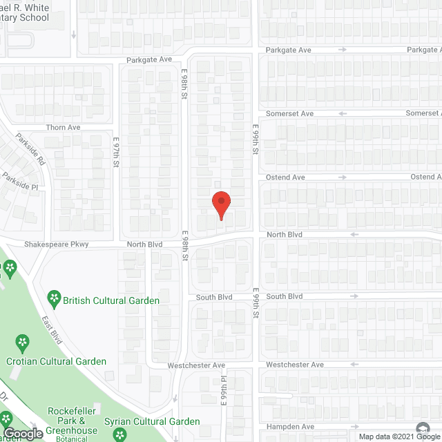 Map of the neighborhood around Loc's V