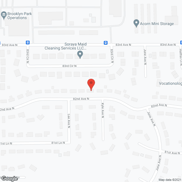 Map of the neighborhood around Empowerment Health Care Iyke's