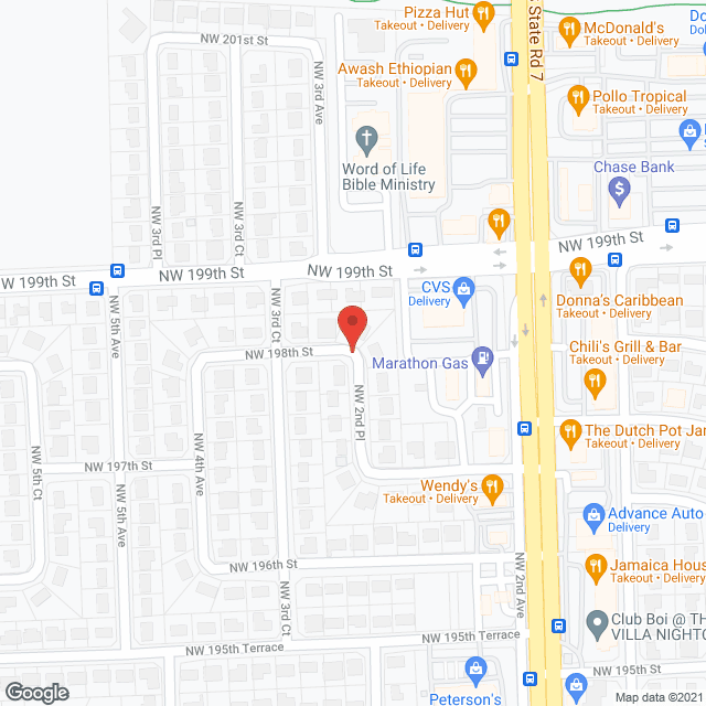 Map of the neighborhood around Rainbow Care Center 2