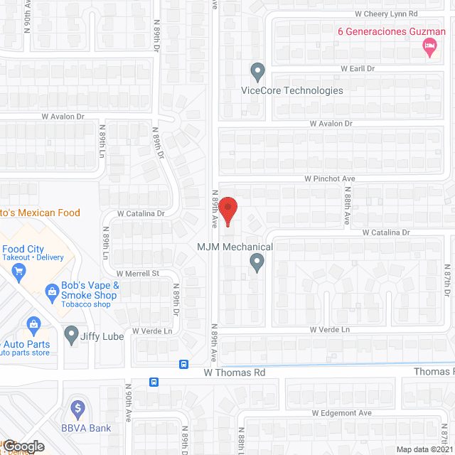 Map of the neighborhood around Angels Care Home