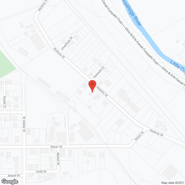 Map of the neighborhood around Thompson Group Home