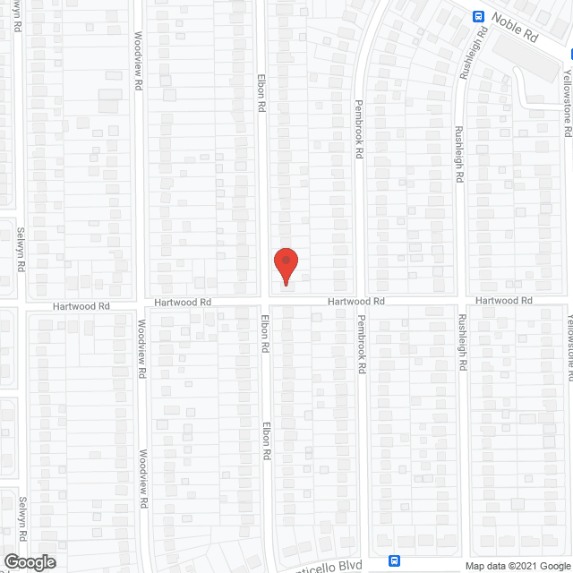 Map of the neighborhood around Best Care II