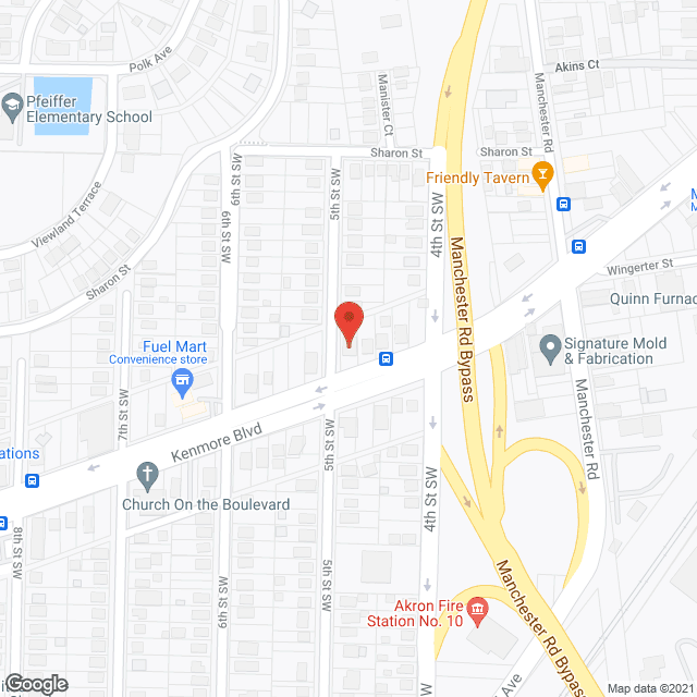 Map of the neighborhood around L and H Home Health care