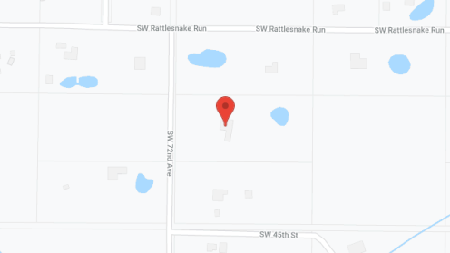 Map of the neighborhood around Gardens Retreat