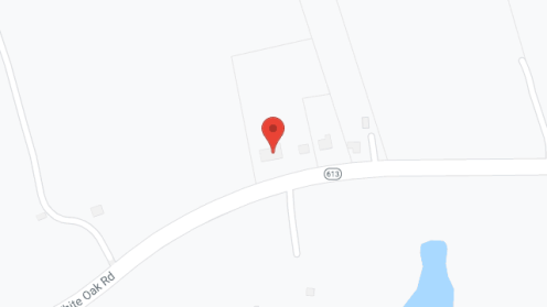 Map of the neighborhood around Pauline's Pavilion, LLC
