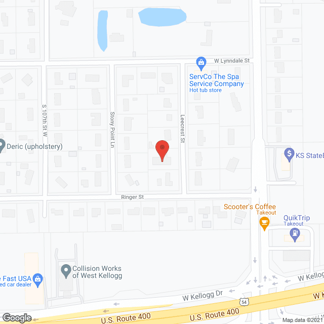 Map of the neighborhood around Meadowlark Adult Care Home 4