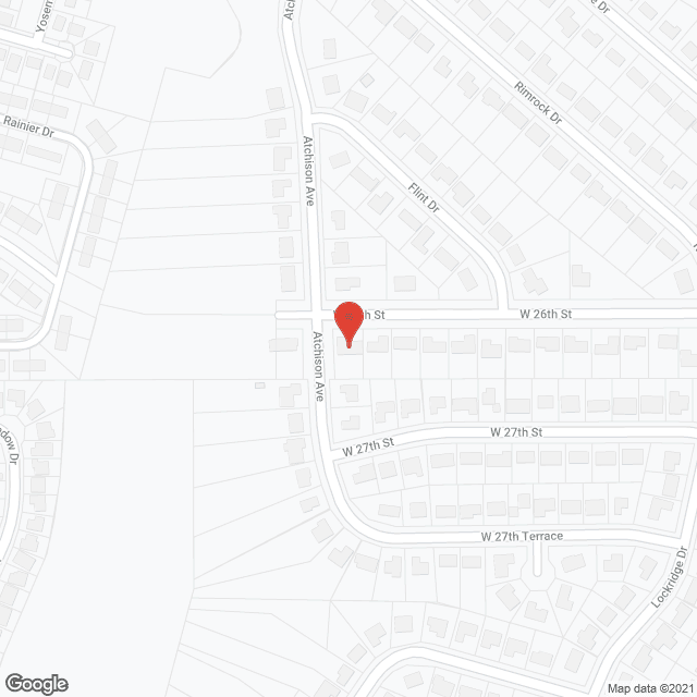 Map of the neighborhood around VNA Care Cottage