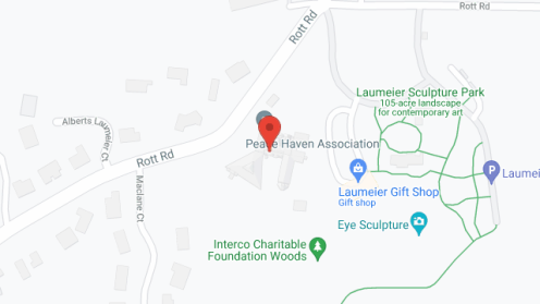 Map of the neighborhood around Peace Haven Association