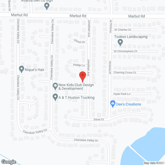 Map of the neighborhood around Cornerstone Care of Georgia II