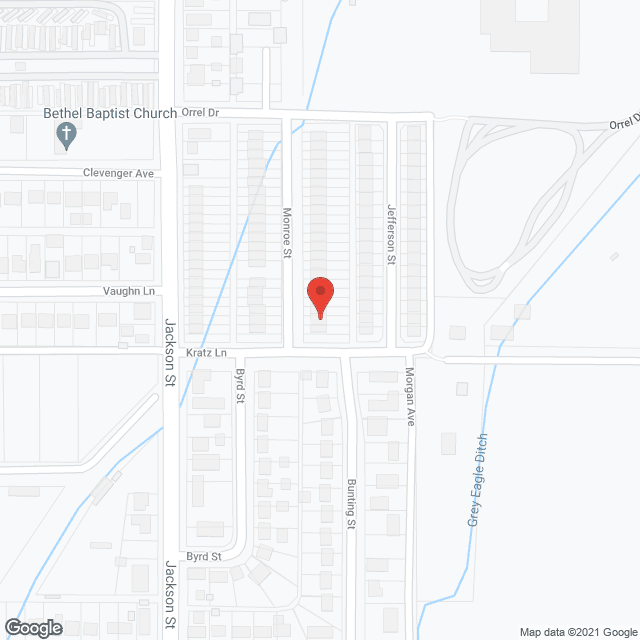 Map of the neighborhood around Carol's Adult Foster Care