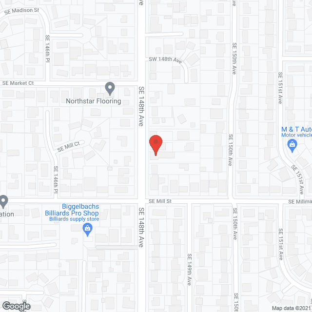 Map of the neighborhood around Olivia's Adult Care Home