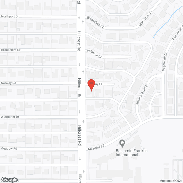 Map of the neighborhood around Sage Oak Assisted Living At Norway Place