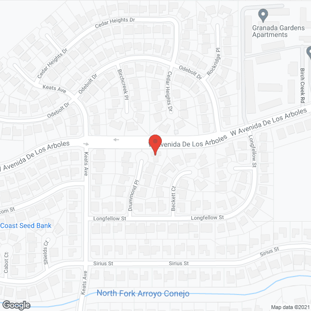 Map of the neighborhood around Applegate at Drummond