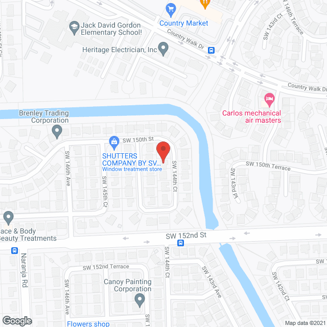 Map of the neighborhood around United Wellness ALF