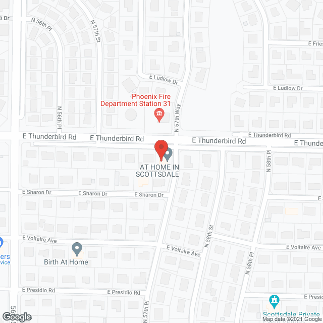 Map of the neighborhood around The Sanctuary of Scottsdale