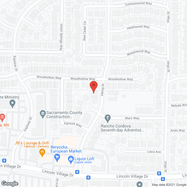 Map of the neighborhood around Ranum's Care Home