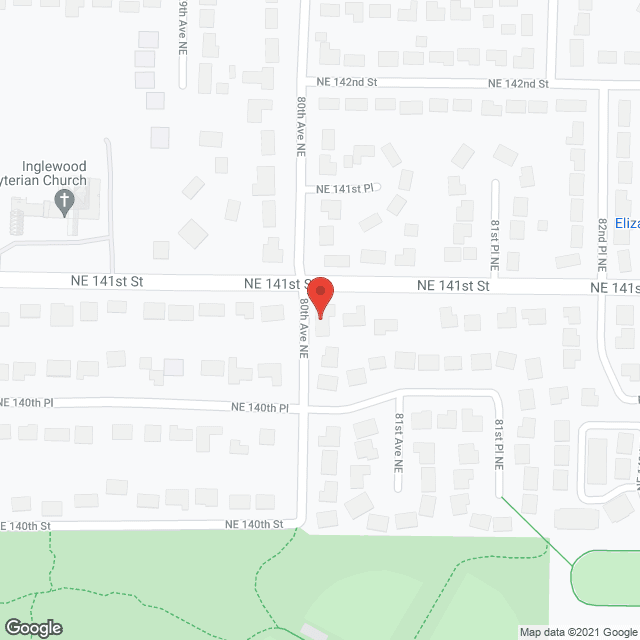 Map of the neighborhood around Amazing Star AFH