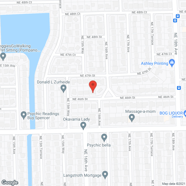 Map of the neighborhood around Sara's House Inc.