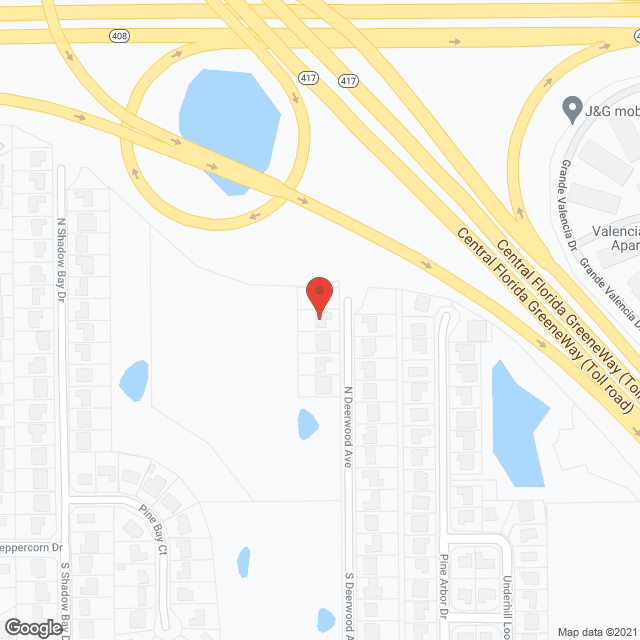 Map of the neighborhood around Alta Health Care Group at Deerwood