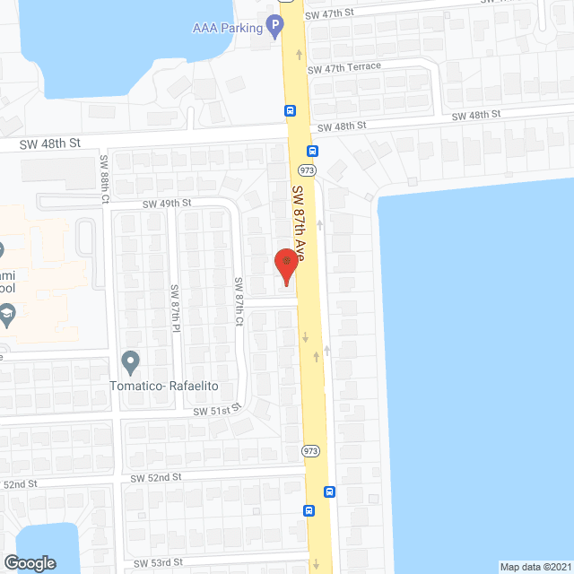 Map of the neighborhood around Miller Heights Home