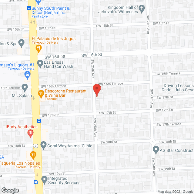 Map of the neighborhood around Two Sisters ALF Inc