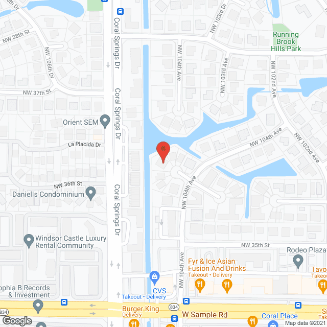 Map of the neighborhood around Ranmar Gardens II