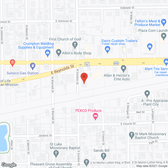 Map of the neighborhood around Heritage View of Plant City