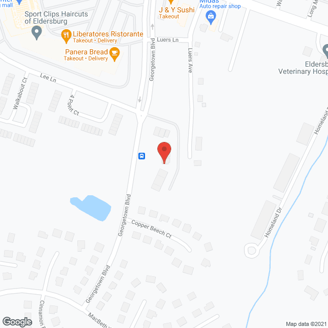 Map of the neighborhood around Spencer Village