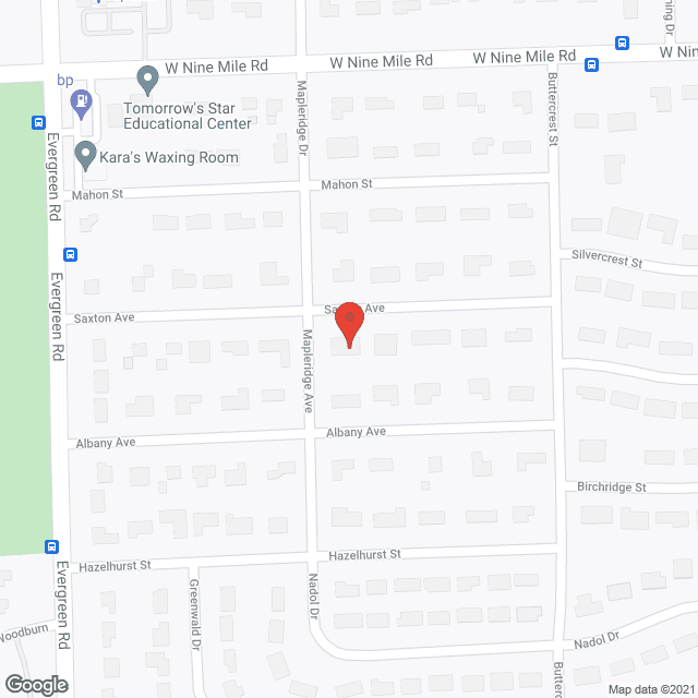 Map of the neighborhood around Midpoint Senior Living