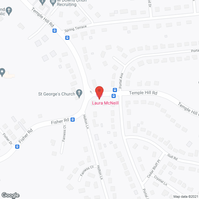 Map of the neighborhood around Blessed Home