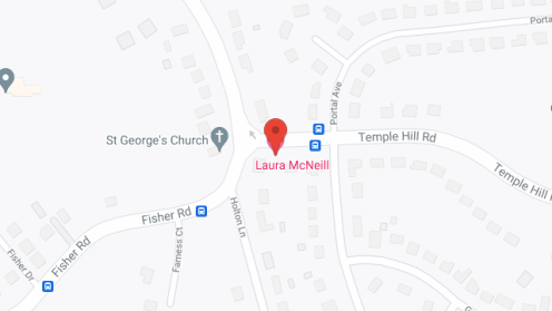 Map of the neighborhood around Blessed Home