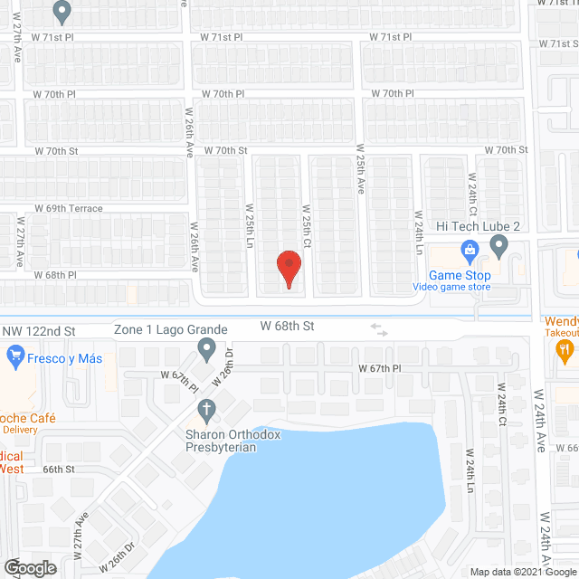 Map of the neighborhood around Palmetto ALF Inc