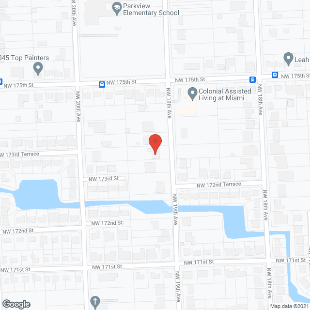 Map of the neighborhood around Miltas Place Inc