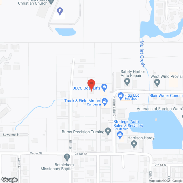 Map of the neighborhood around Harbor Point ALF, Inc