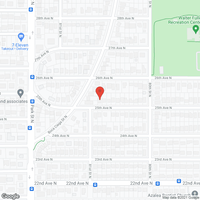 Map of the neighborhood around Comfort Manor Inc