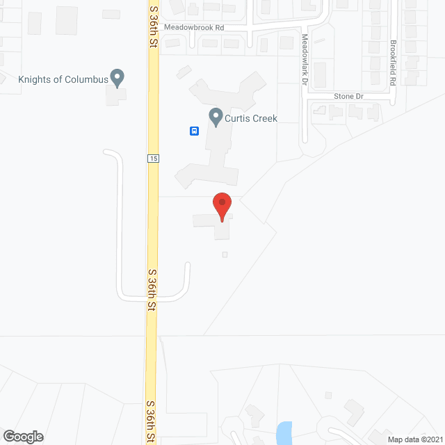 Map of the neighborhood around Harvest Hills
