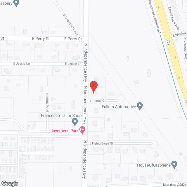Map of the neighborhood around Abundant Living Adult Care Facility LLC
