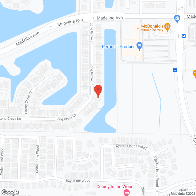 Map of the neighborhood around Portside Care Center
