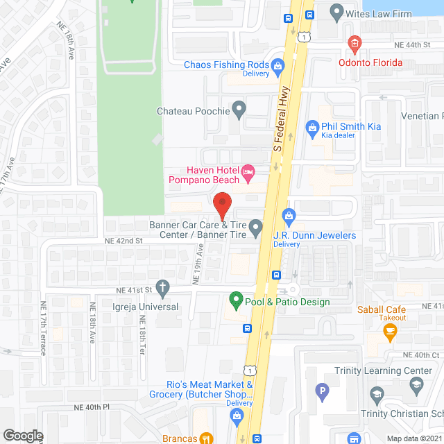 Map of the neighborhood around Community Living Inc