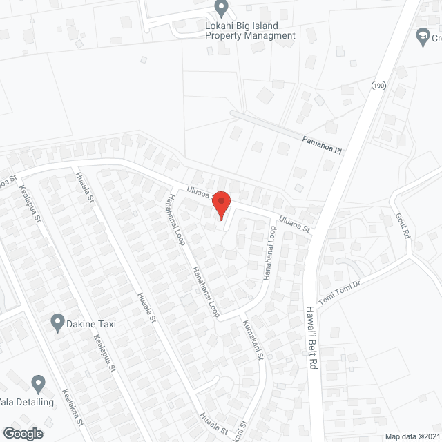 Map of the neighborhood around Domingo's