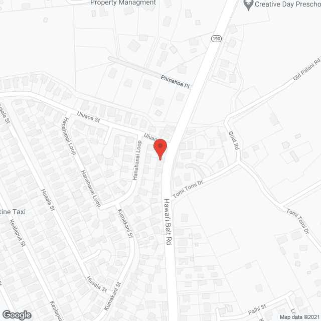 Map of the neighborhood around Galanto's