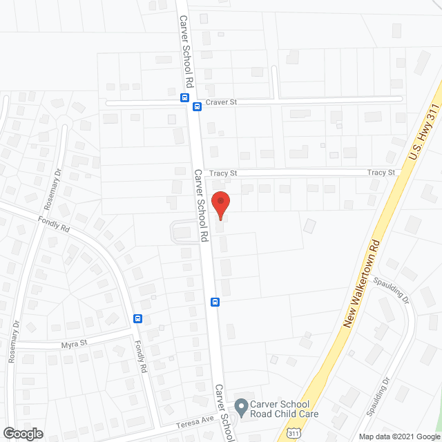 Map of the neighborhood around Kindred Hearts Adult Care Home