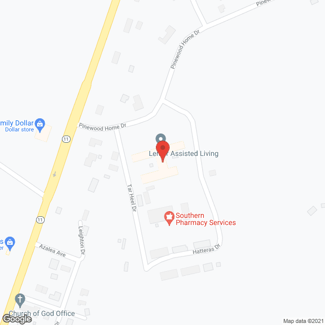 Map of the neighborhood around GlenCare Assisted Living, Inc d/b/a Glencare