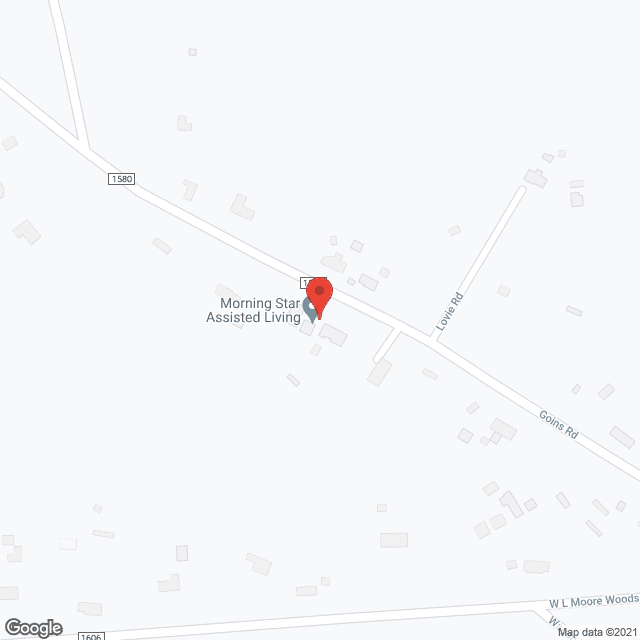 Map of the neighborhood around Morning Star AL