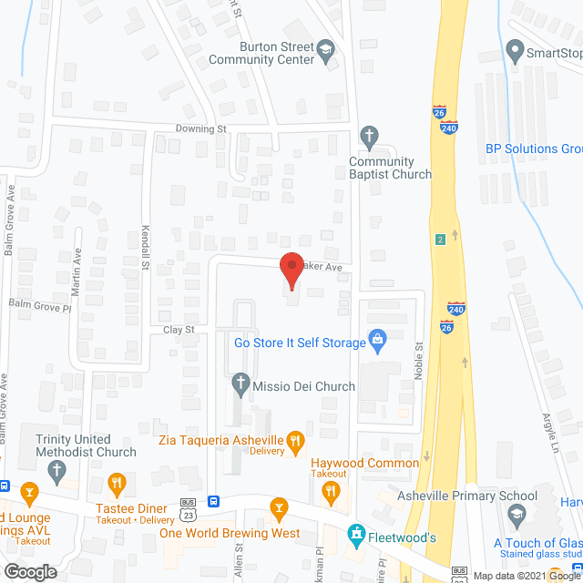 Map of the neighborhood around Alverta Bolick Home