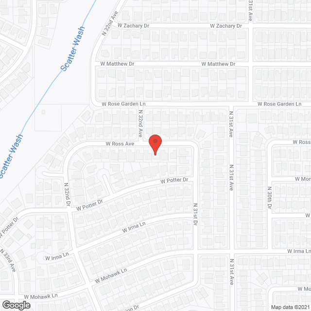 Map of the neighborhood around Turning Point Assisted Living