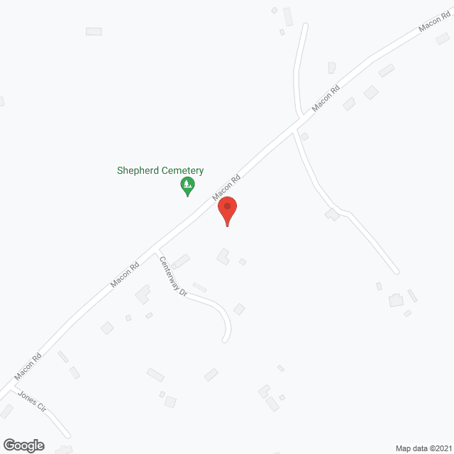 Map of the neighborhood around Country Paradise