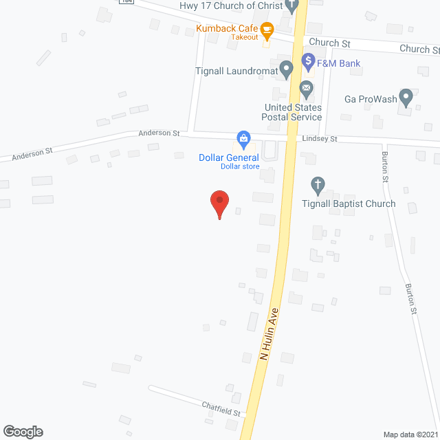 Map of the neighborhood around TIGNALL ASSISTED LIVING